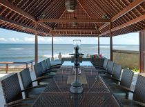 Villa Bayu Gita - Beach Front, Comedor al aire libre
